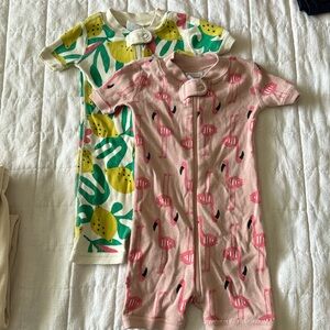 2 sets Hanna Andersson Short John’s PJs.